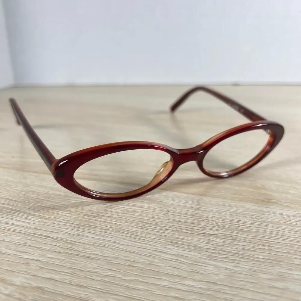 Kate Spade Alissa H24 Eyeglasses Red Cat Eye Frames Only 49-16-140 Italy